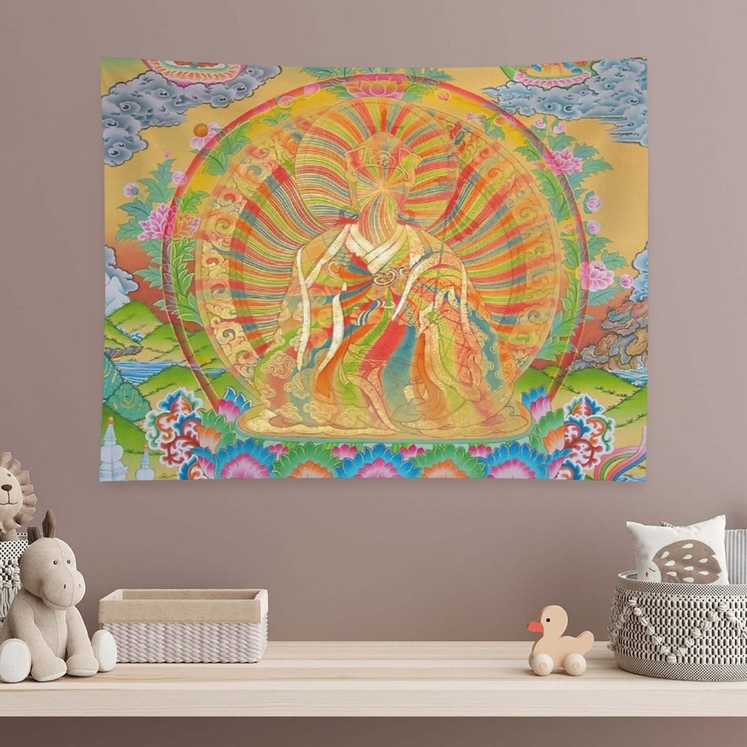 Dzogchen Rainbow Body Thangka Tapestry