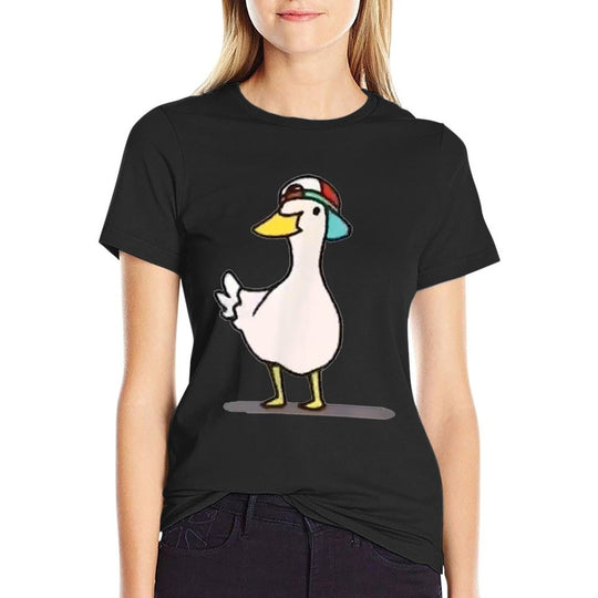 Shuba Duck Dancing Duck Meme With A Hat  Classic T-Shirt