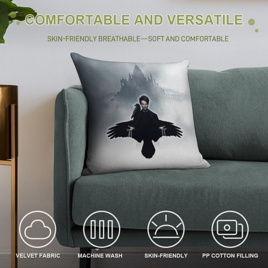 Tom Sturridge Soft Skin-Friendly Throw Pillow