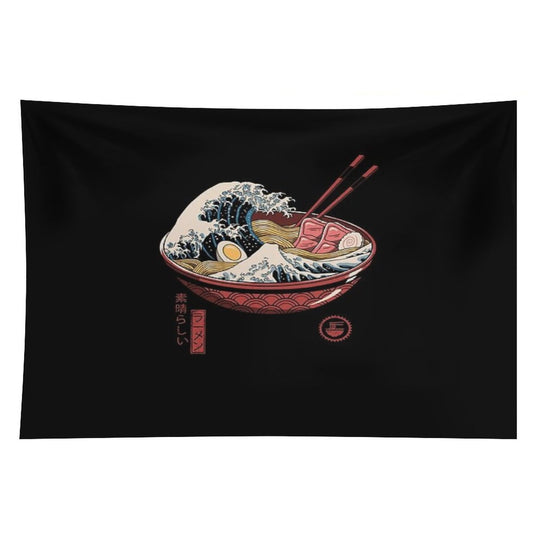 Great Ramen Wave Tapestry