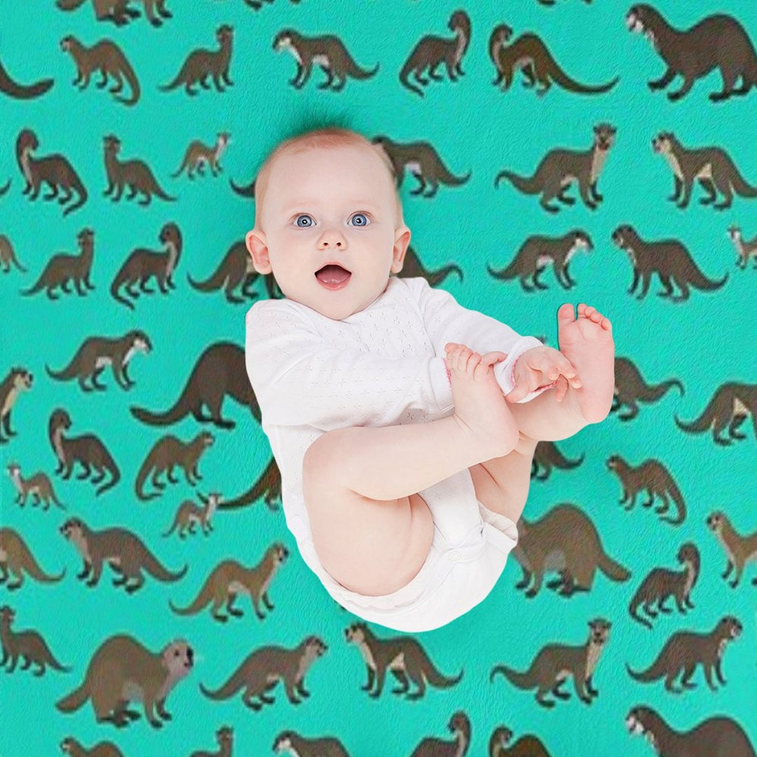 Know Your Otters Versatility Throw Blanket