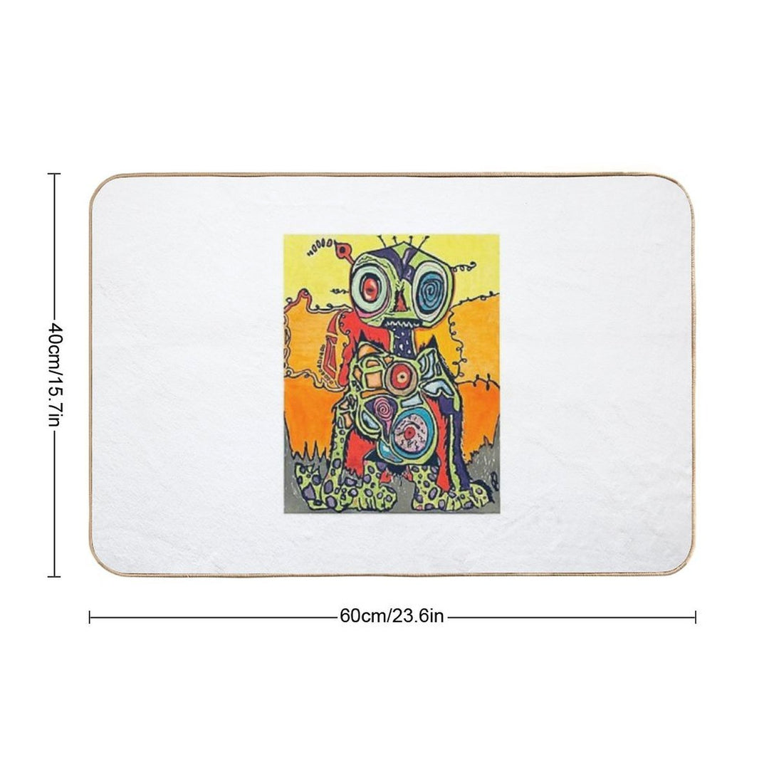 Alien Carnival Durable Bath Mat