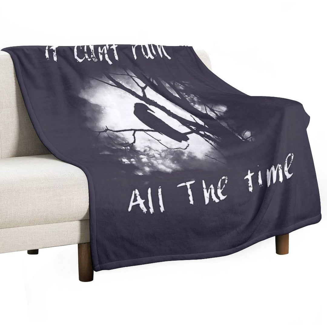 Men Women The Crow Halloween Gifts For Music Fans Lightweight Throw Blanket
