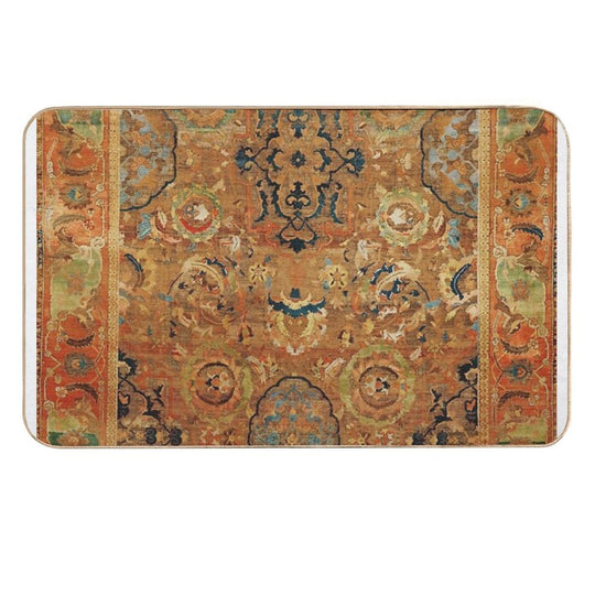 Doria Antique Persian Carpet Print  Slip-Resistant Bath Mat