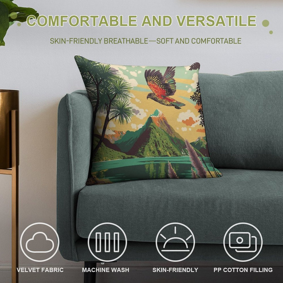 Milford Sound Soft Easy Maintenance Throw Pillow