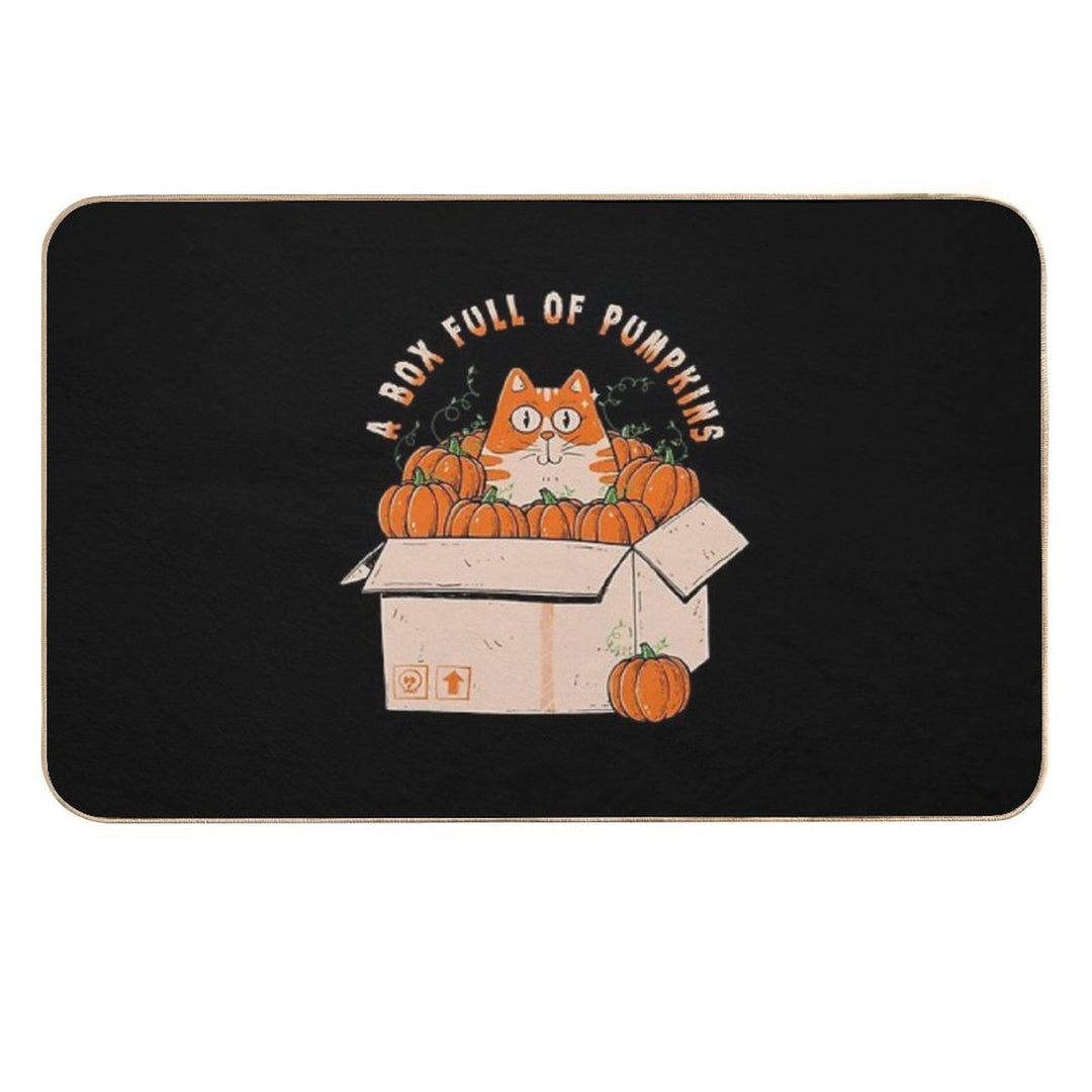A Box Full of Pumpkins  Versatile Bath Mat