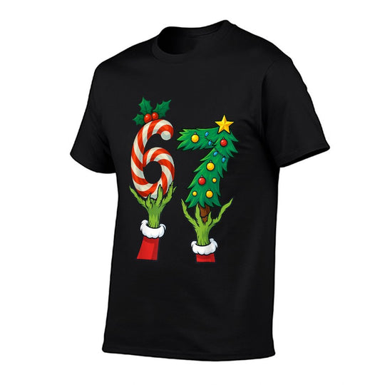 67 Christmas 6 7 Meme Hands Holiday Gen Alpha for Kids Youth  Durable T-Shirt
