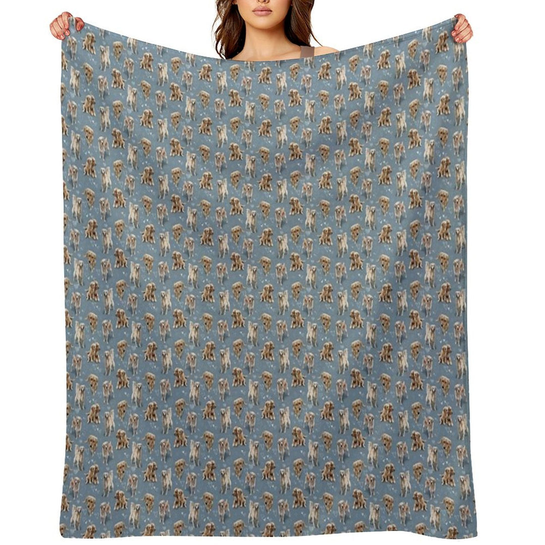 The Golden Retriever Comfort Throw Blanket
