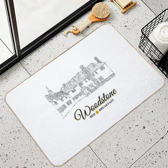 The Woodstone Mansion - Ghosts CBS  Slip-Resistant Bath Mat