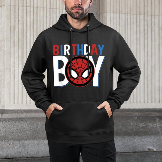 Marvel Universe Classic Spider-Man Super Birthday Boy Casual Wear Hoodie