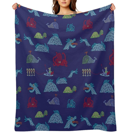 Electrical Water Pageant Comfort Throw Blanket