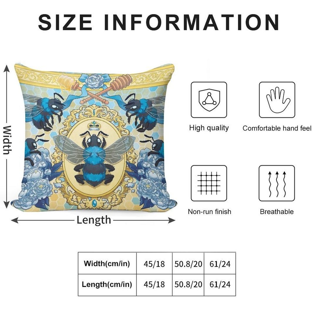 Royal Honey Soft Fade-Resistant Throw Pillow