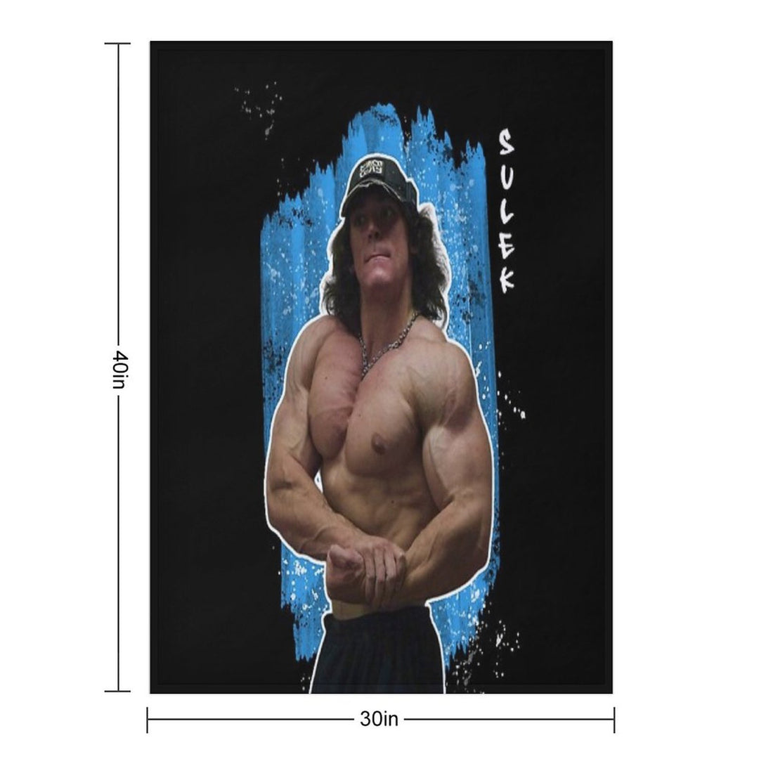 Sam Sulek Aesthetic Motivation Multi-functional Throw Blanket