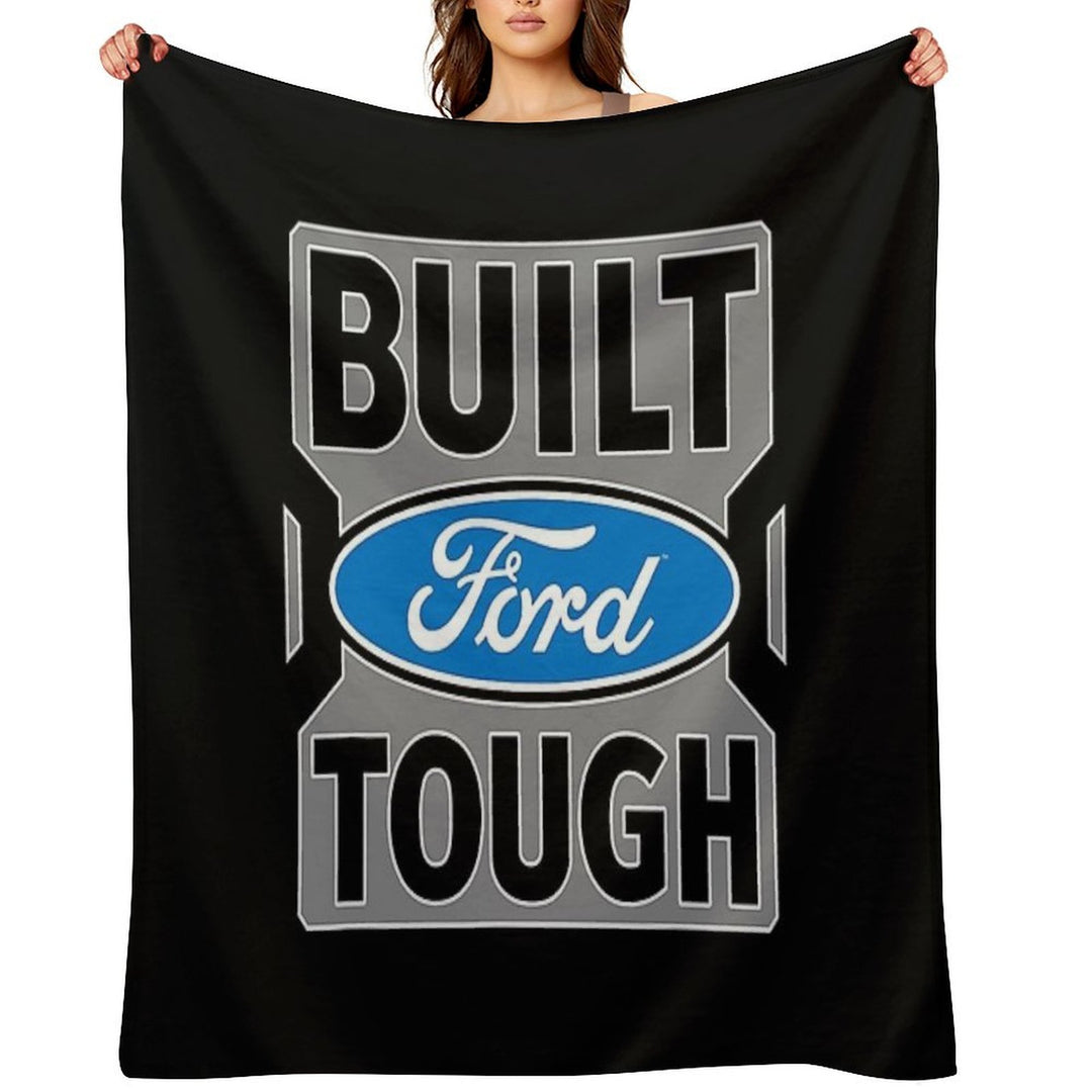 Ford Trucks Built Ford Tough Compact Throw Blanket