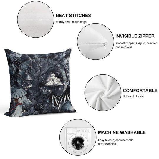 The Night Circus Soft Gift Ready Throw Pillow