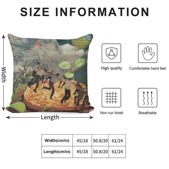 Pompeii Soft Bedroom Essential Throw Pillow