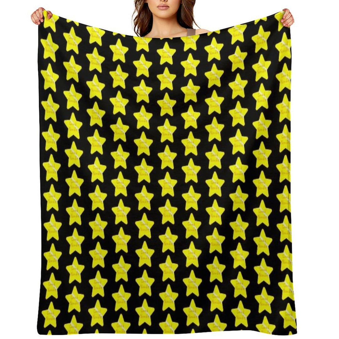 1 Big Good Noodle Award Star Spongebob Durable Throw Blanket