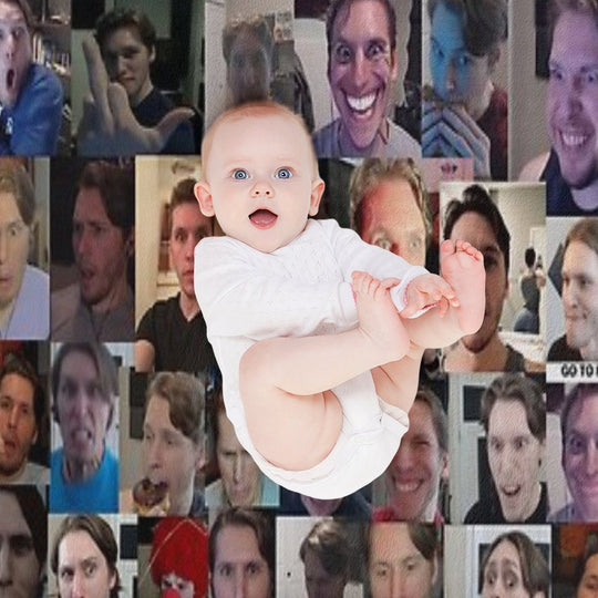 Jerma Collage Gift-ready Throw Blanket