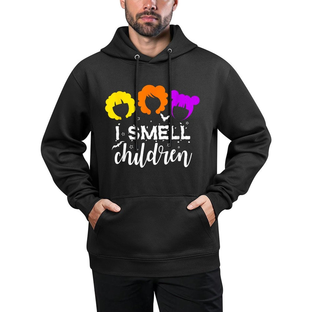 I Smell Children Halloween Funny Witches Breathable Fabric Hoodie