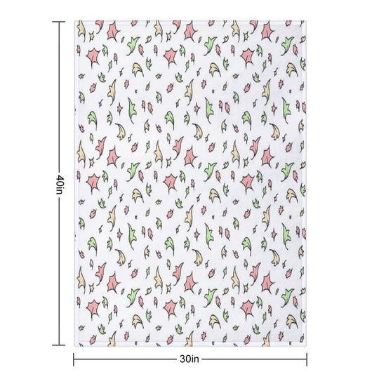 Heartstopper Leaves Lightweight Throw Blanket