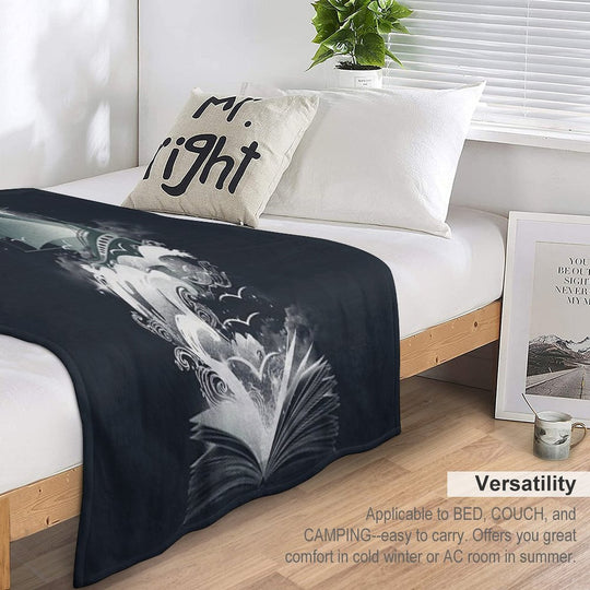 Book of Adventures Quick-dry Throw Blanket