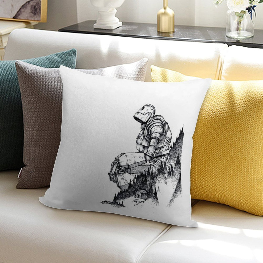 Iron Giant Soft Multiple Sizes Throw Pillow