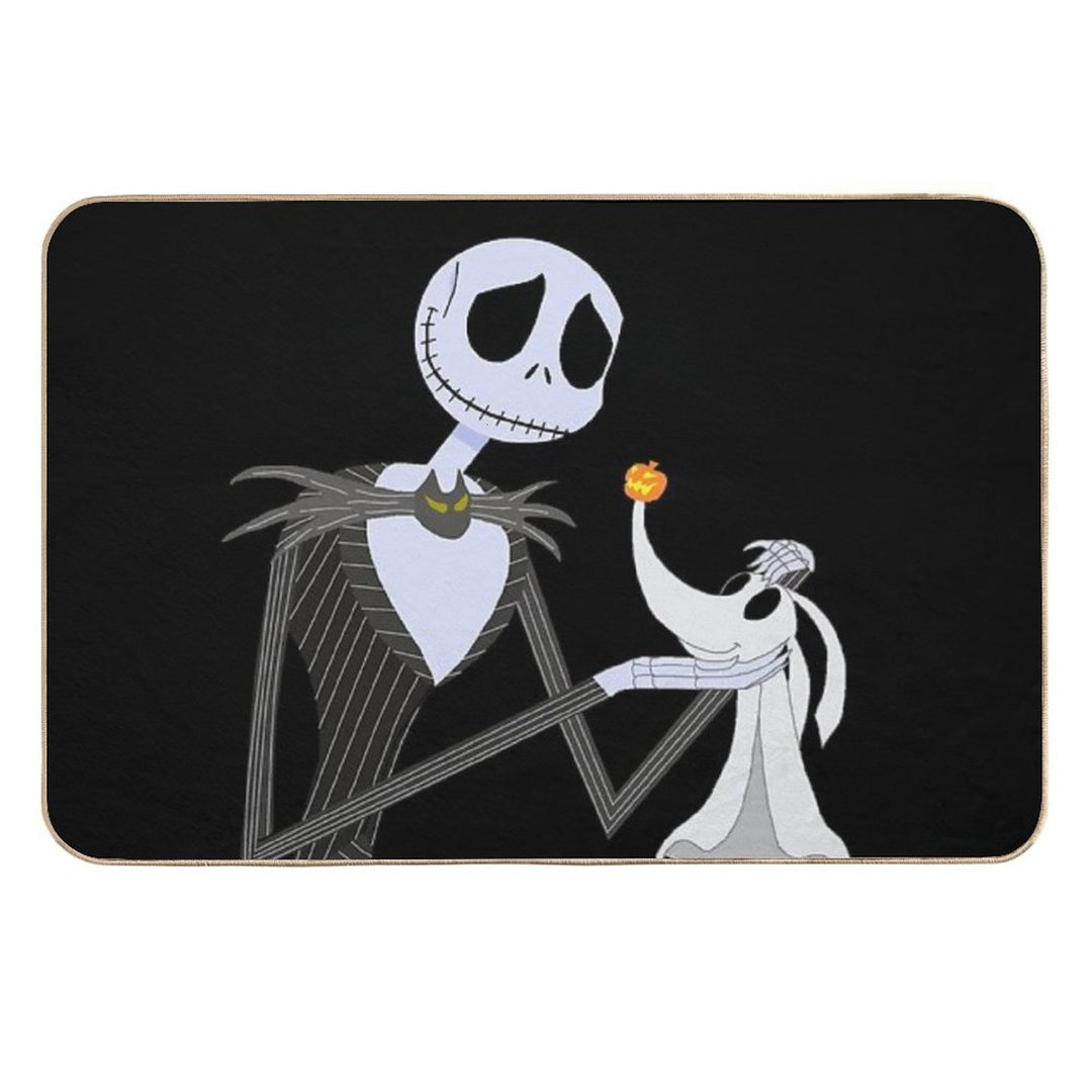 The Nightmare before Christmas Jack Petting And Bonding with Zero  Long-Lasting Bath Mat