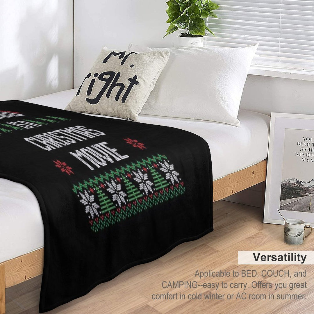 Die Hard Is A Christmas Movie Quick-dry Throw Blanket