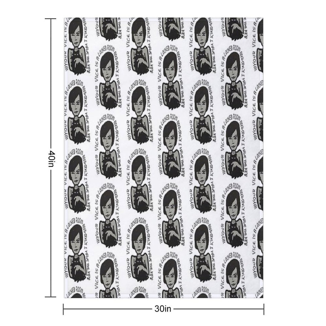 YOUR VICE IS A LOCKED ROOM AND ONLY I HAVE THE KEY Compact Throw Blanket