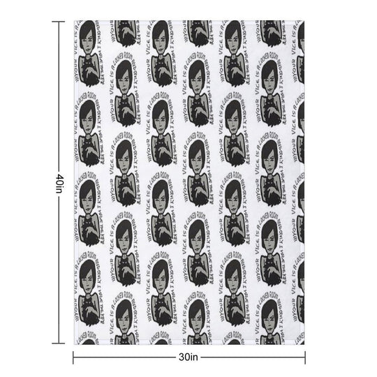 YOUR VICE IS A LOCKED ROOM AND ONLY I HAVE THE KEY Compact Throw Blanket