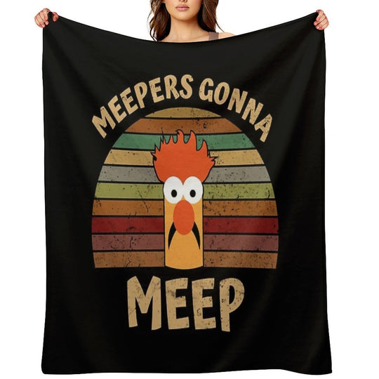 The Muppet Show Beaker Meepers Gonna Meep All-season Throw Blanket
