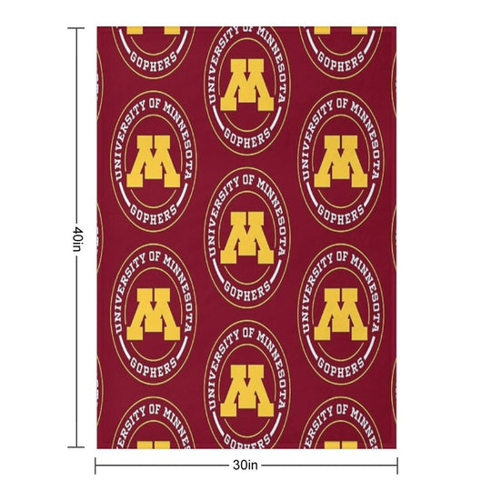 Gophers - Circle Design Eco-conscious Throw Blanket