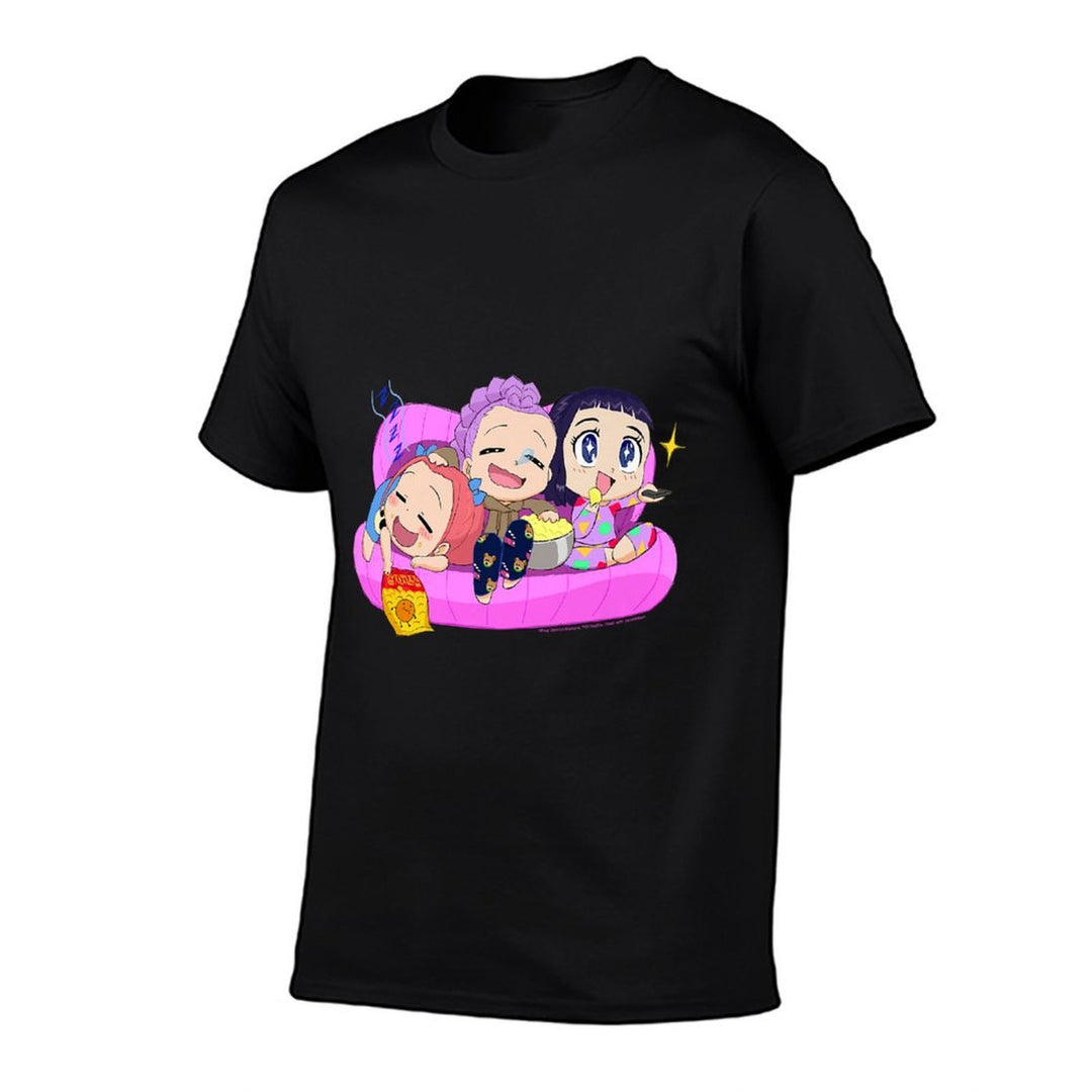 Kpop Demon Hunters Chibi Huntrx Relaxing in The Couch Premium  Slim-fit Cut T-Shirt