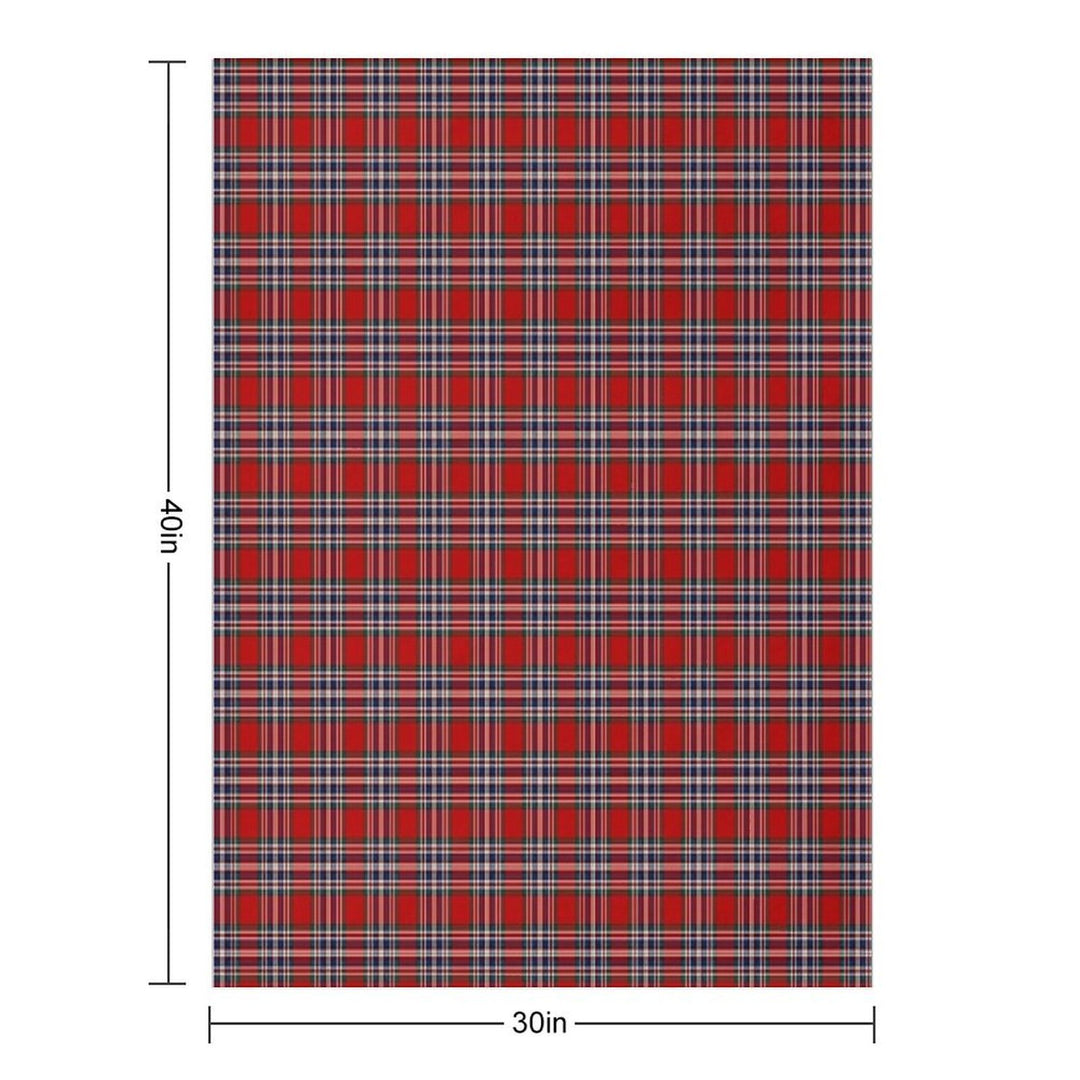 Clan MacFarlane Tartan Velvety-soft Throw Blanket
