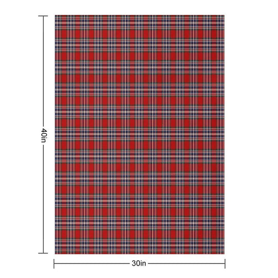 Clan MacFarlane Tartan Velvety-soft Throw Blanket