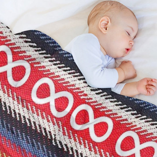 Infinity Sash Velvety-soft Throw Blanket