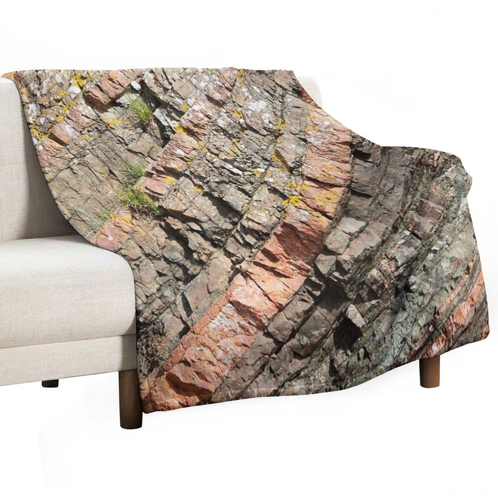 A Slice of Geology Versatility Throw Blanket