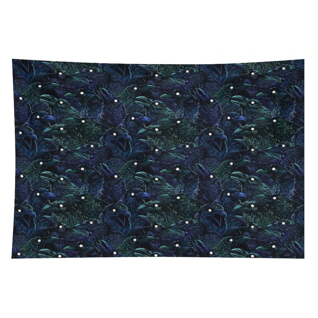 Raven Pattern Tapestry