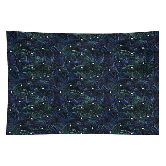 Raven Pattern Tapestry
