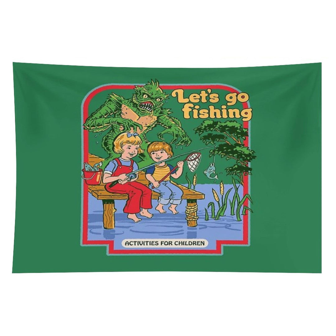 Let's Go Fishing Tapestry