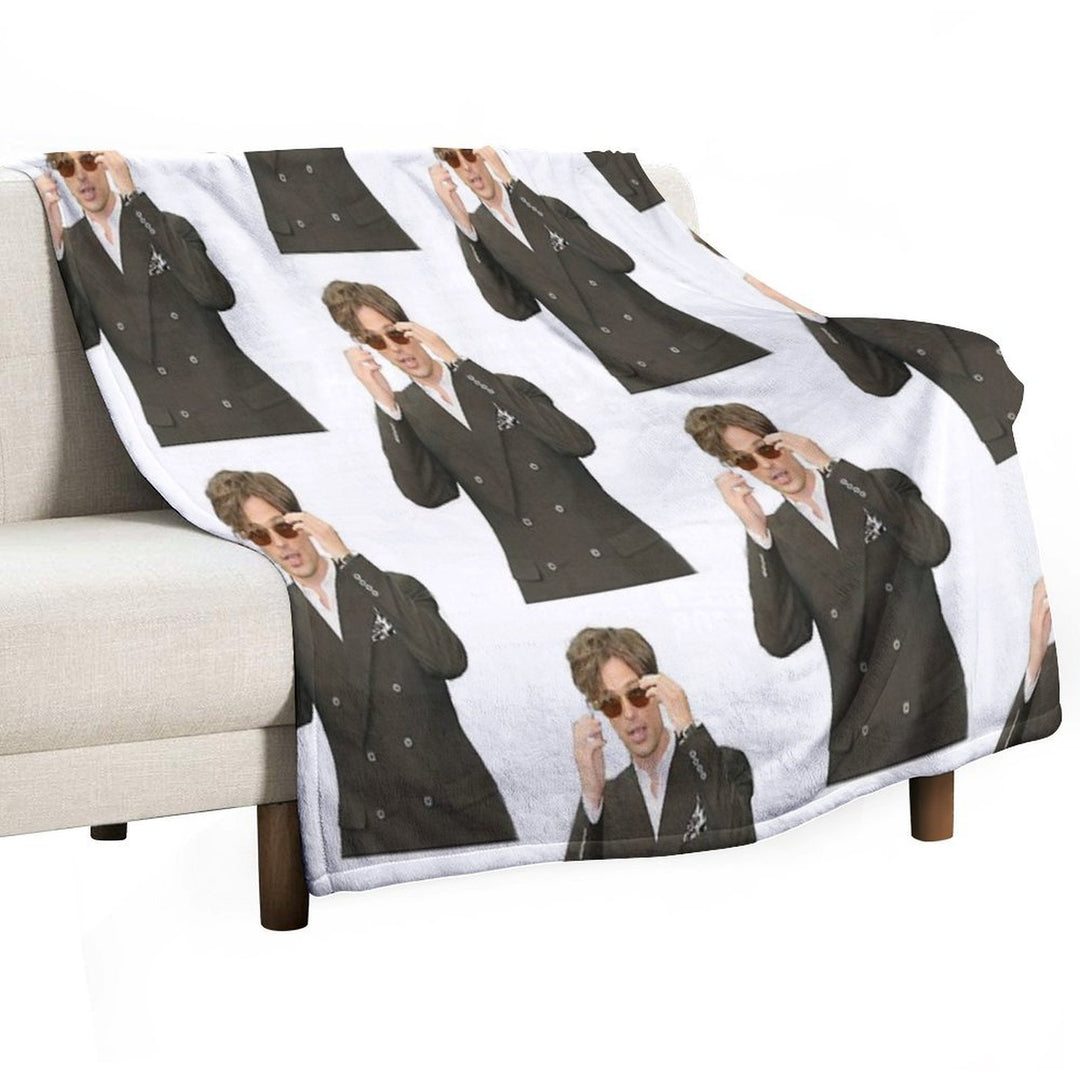 Matthew Gray Gubler Sustainable Throw Blanket