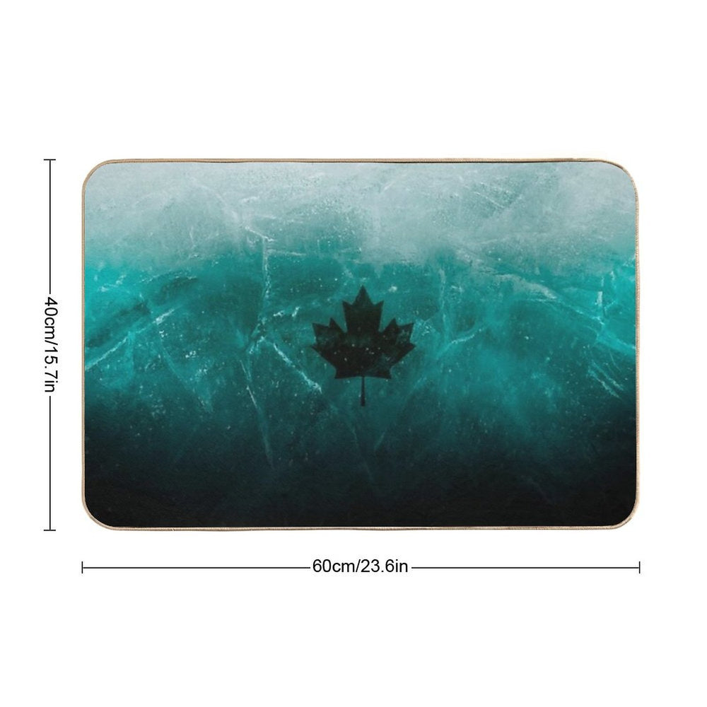 Black Ice Design  Slip-Resistant Bath Mat