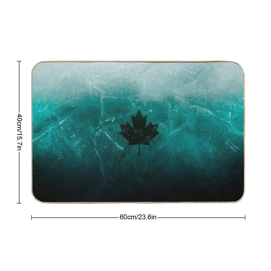 Black Ice Design  Slip-Resistant Bath Mat