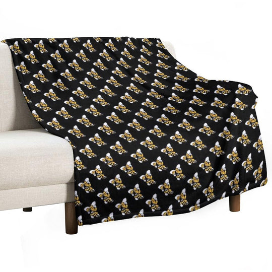 The Randolph Macon Iconic Anti-pilling Throw Blanket