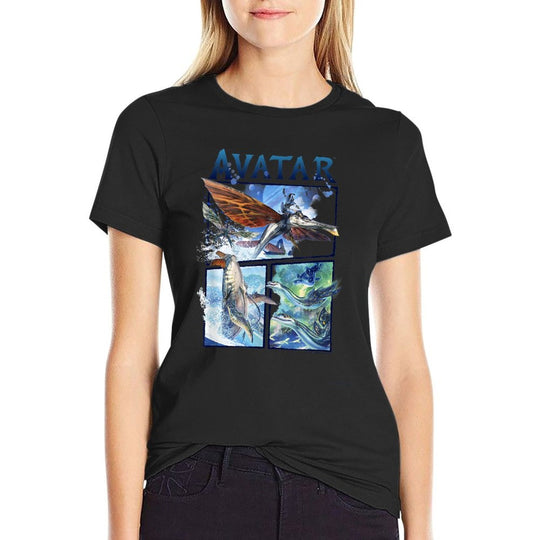 Avatar The Way of Water Air And Sea Flight Panels  Vintage-inspired T-Shirt