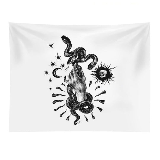 Martial Snake Tapestry