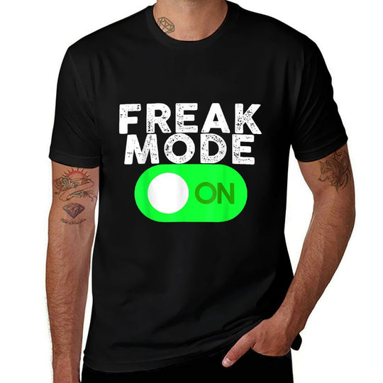 Freak Mode On - Funny Power Button Freaky Viral Slang Meme  Breathable T-Shirt