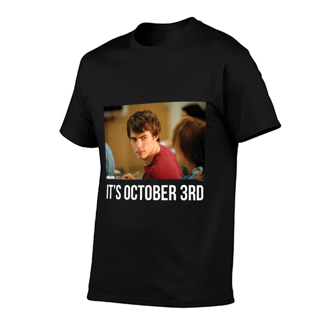Mean Girls Its October 3rd Aaron Samuels Cady Heron Meme Premium  Breathable T-Shirt