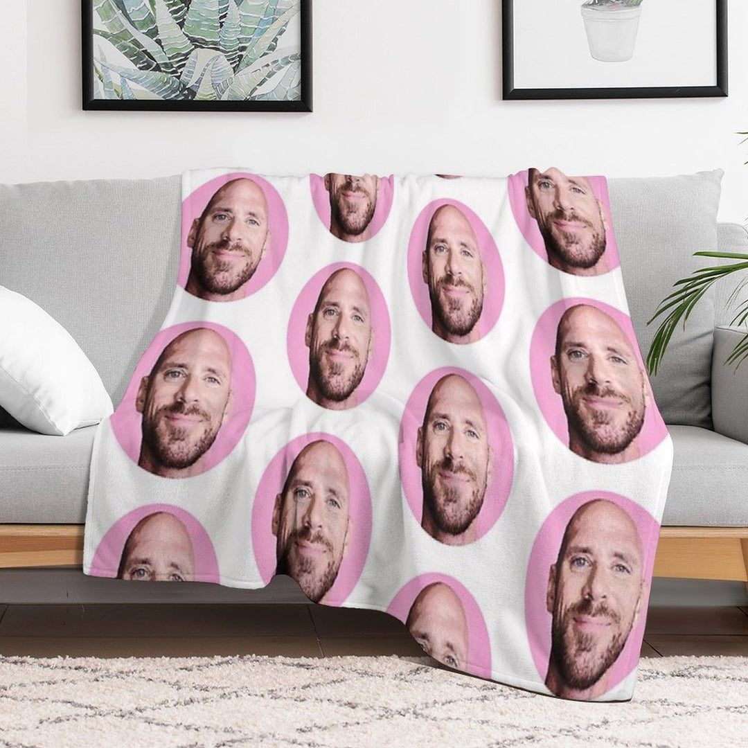 Johnny Sins Pornstar Machine-washable Throw Blanket