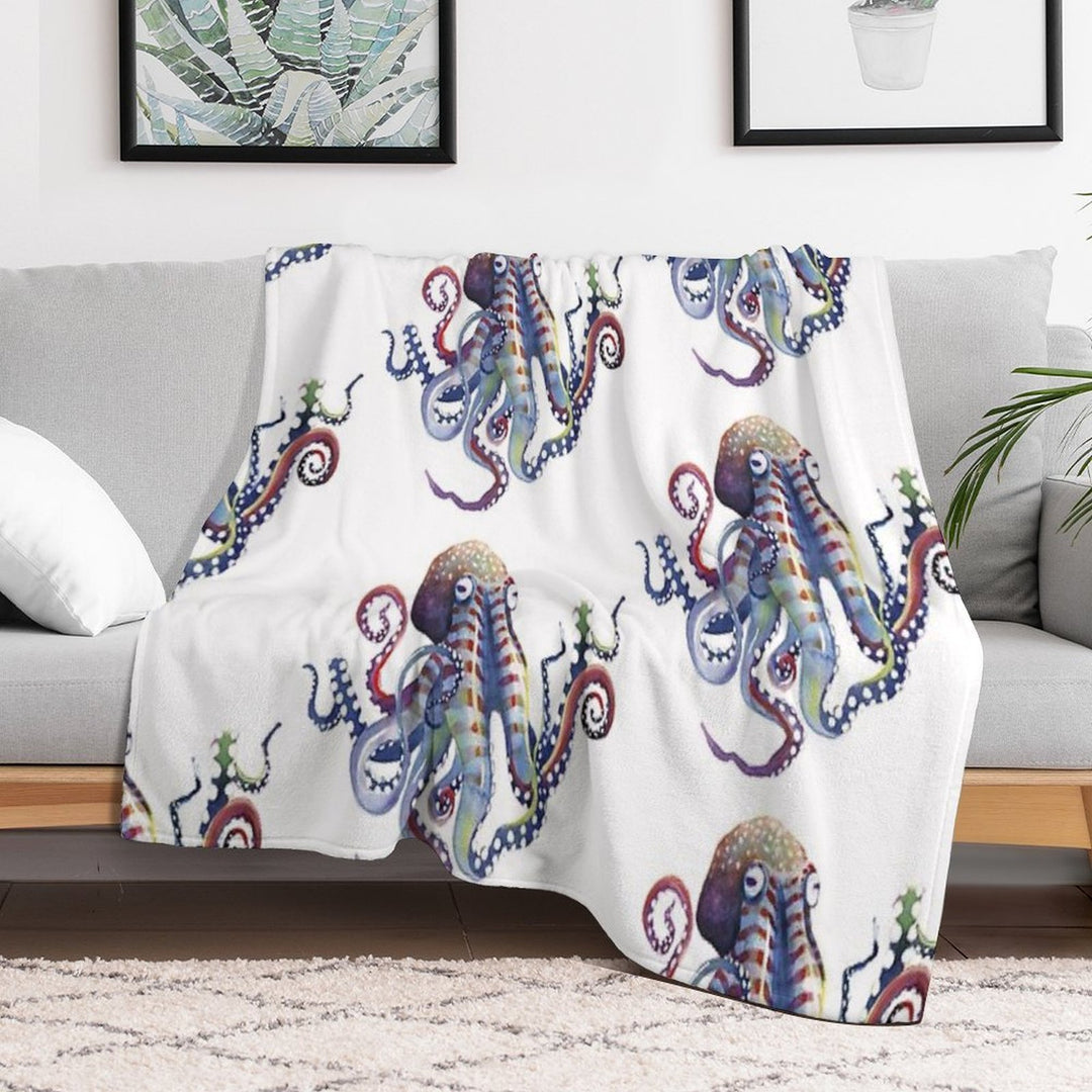 Octopus Compact Throw Blanket